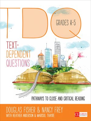 cover image of Text-Dependent Questions, Grades K-5